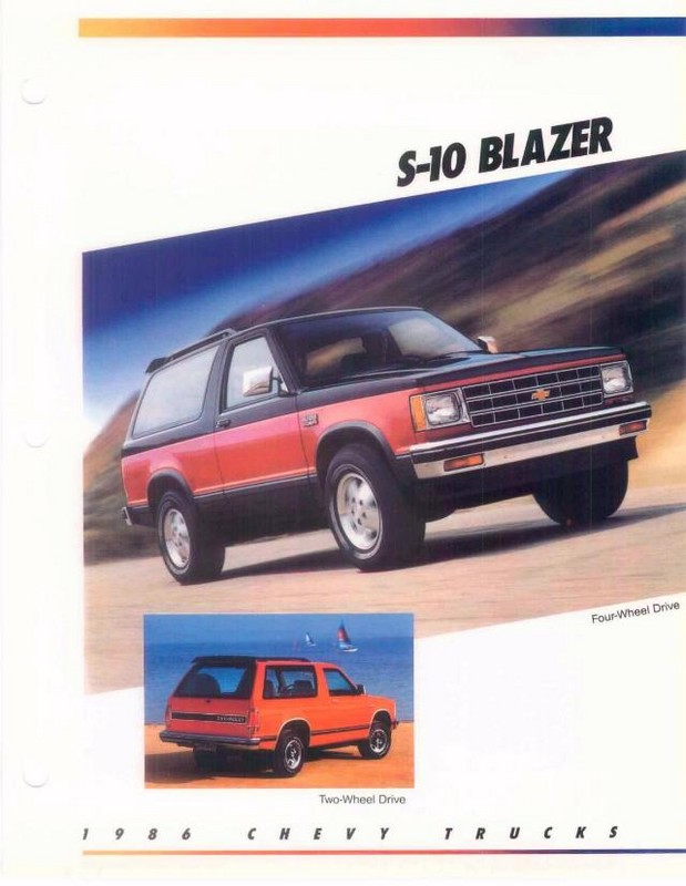 1986 Chevrolet Truck Facts Brochure Page 64